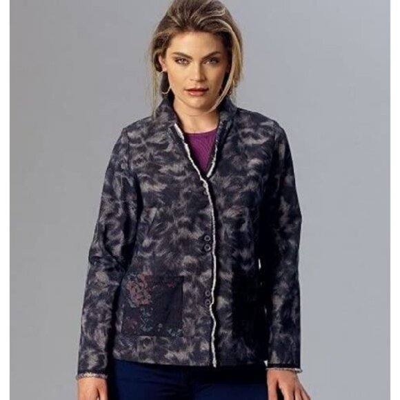 Butterick Sewing Pattern 6063 Jacket Coat Misses Size 16-24 - Picture 4 of 7